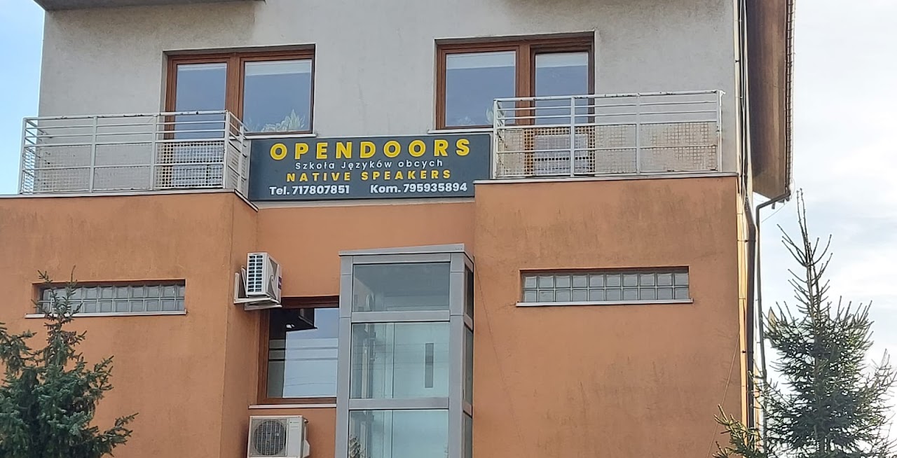 The Open Doors school building on Kraszewskiego street in Strzelin, Poland
